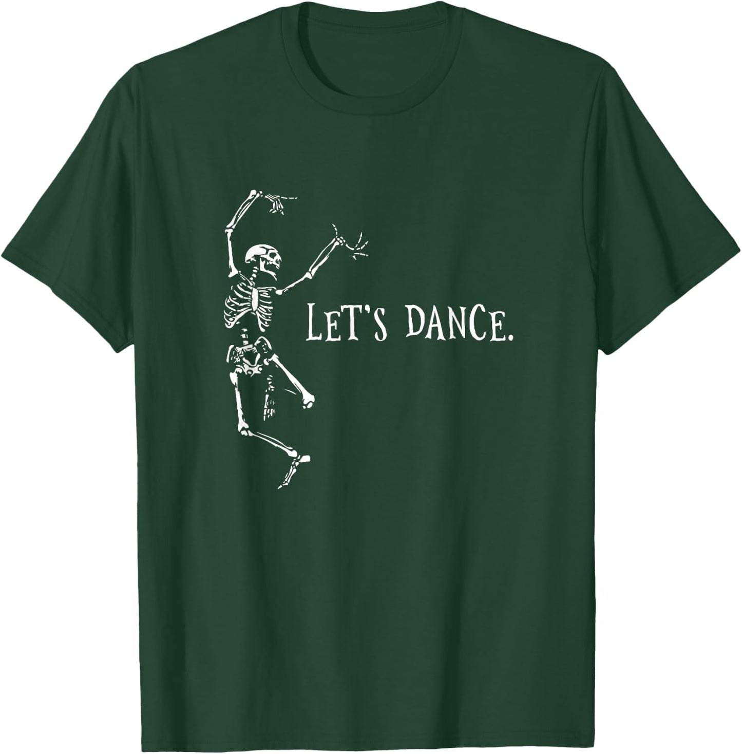 Let's Dance Dancing Skeletons Halloween T-Shirt - T-Shirt | Forest