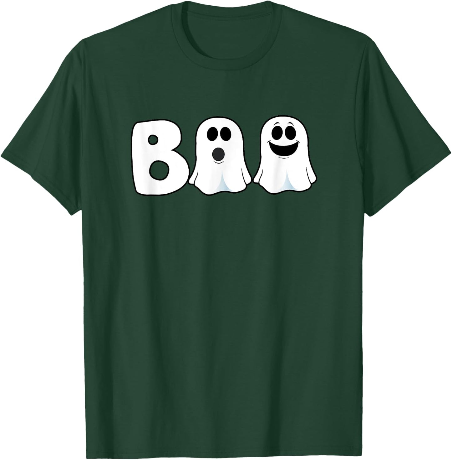 Halloween Boo Ghosts Trick Treat T-Shirt - T-Shirt | Forest