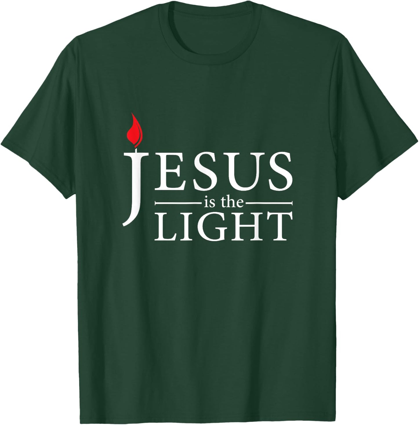 Jesus is the Light shirts - Religious Christian , Gifts T-Shirt - T-Shirt | Forest