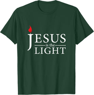 Jesus is the Light shirts - Religious Christian , Gifts T-Shirt - T-Shirt | Forest