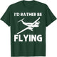 Cool Pilot Art Women Aviation Aviator Airplane Pilot T-Shirt - T-Shirt | Forest