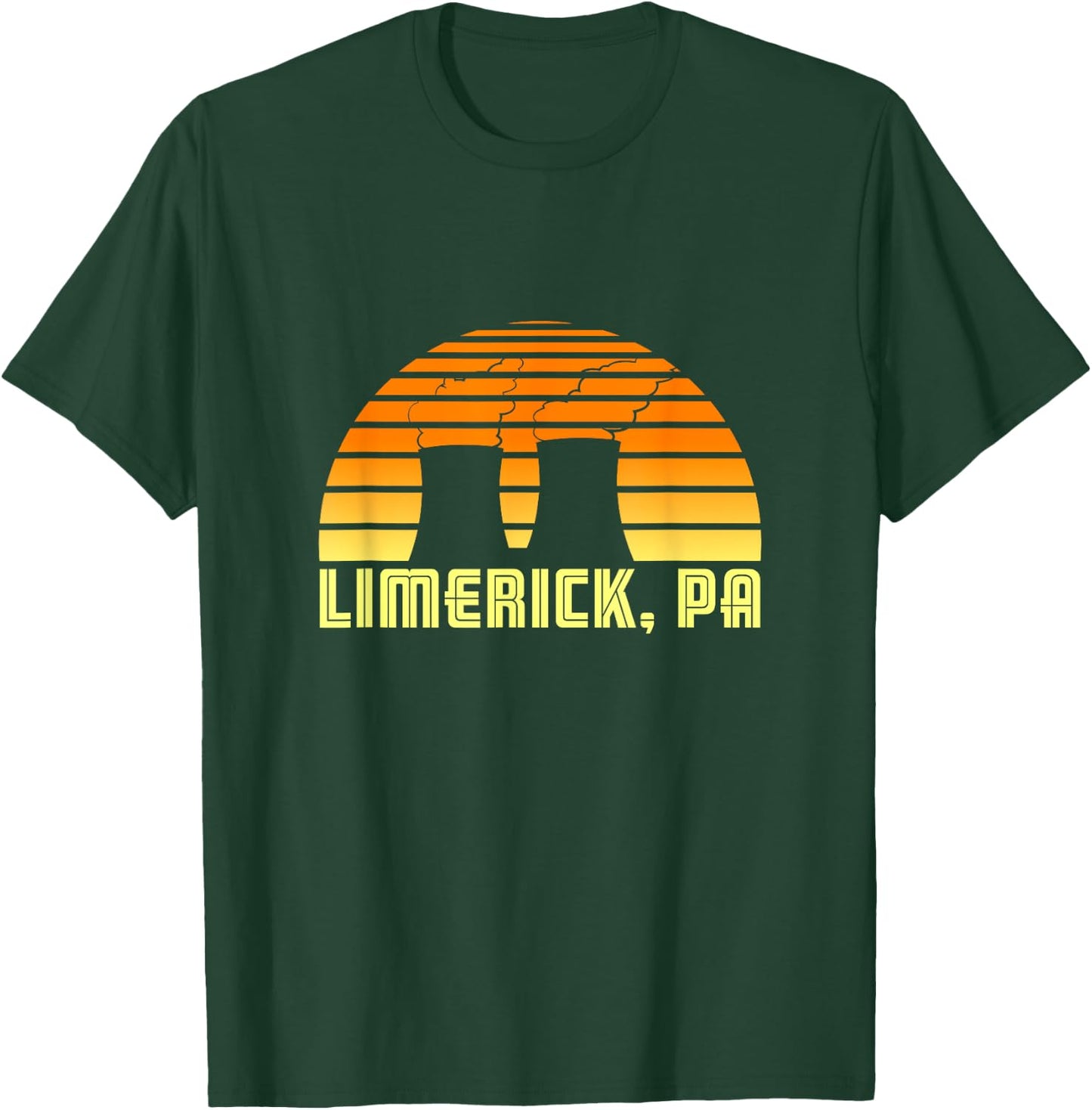 Retro Limerick Pennsylvania T-Shirt - T-Shirt | Forest