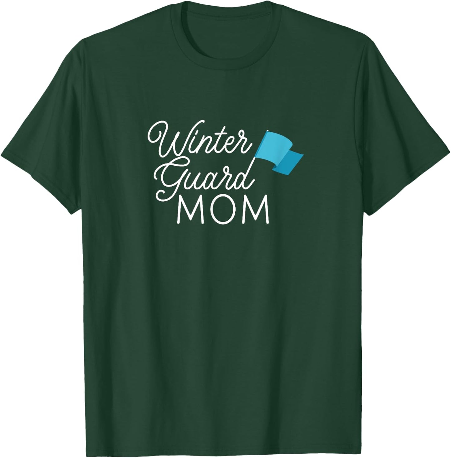 Winter Guard Mom - My Kid Spins T-Shirt - T-Shirt | Forest