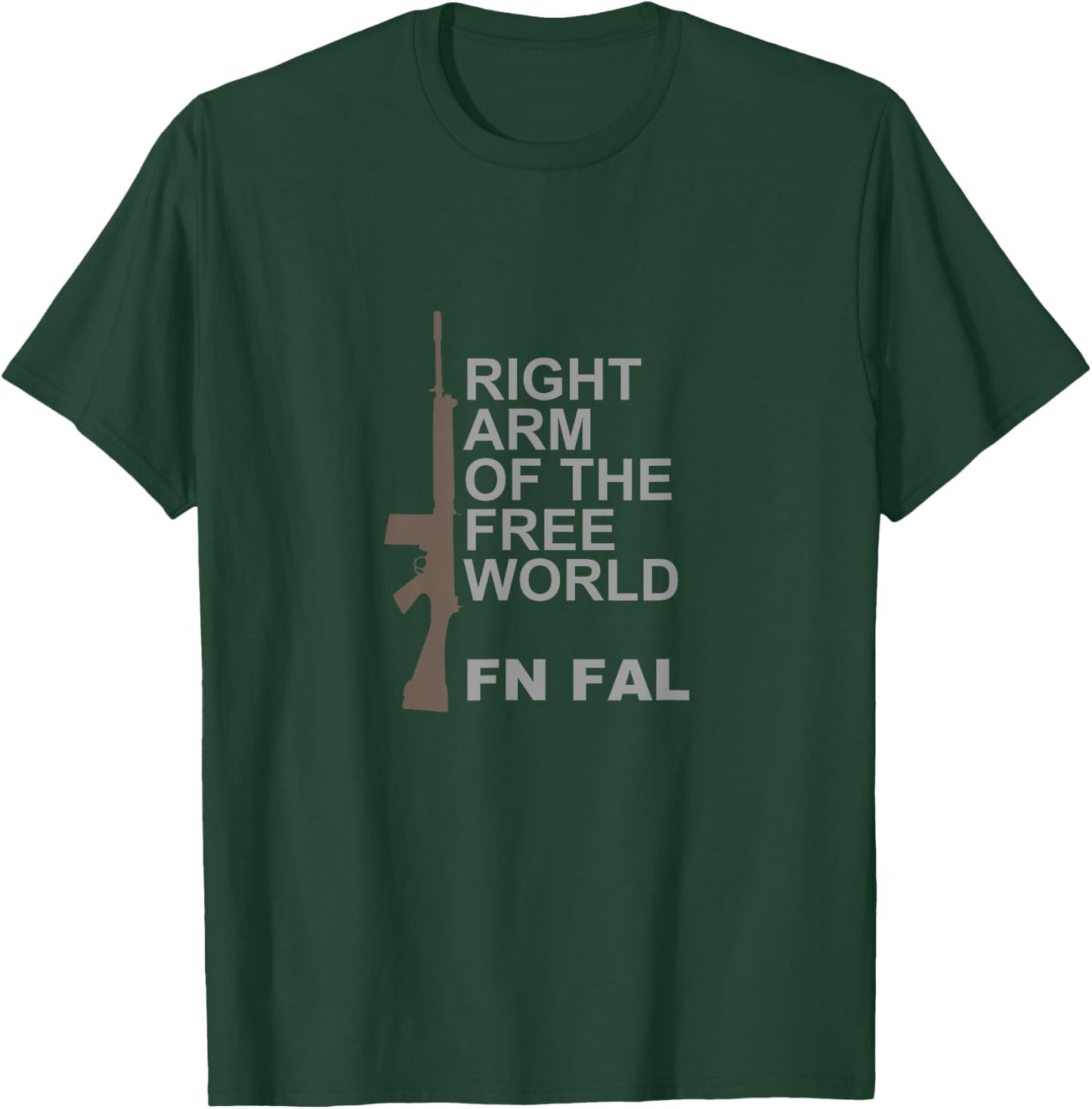 FN FAL Right arm of the free world T-Shirt - T-Shirt | Forest