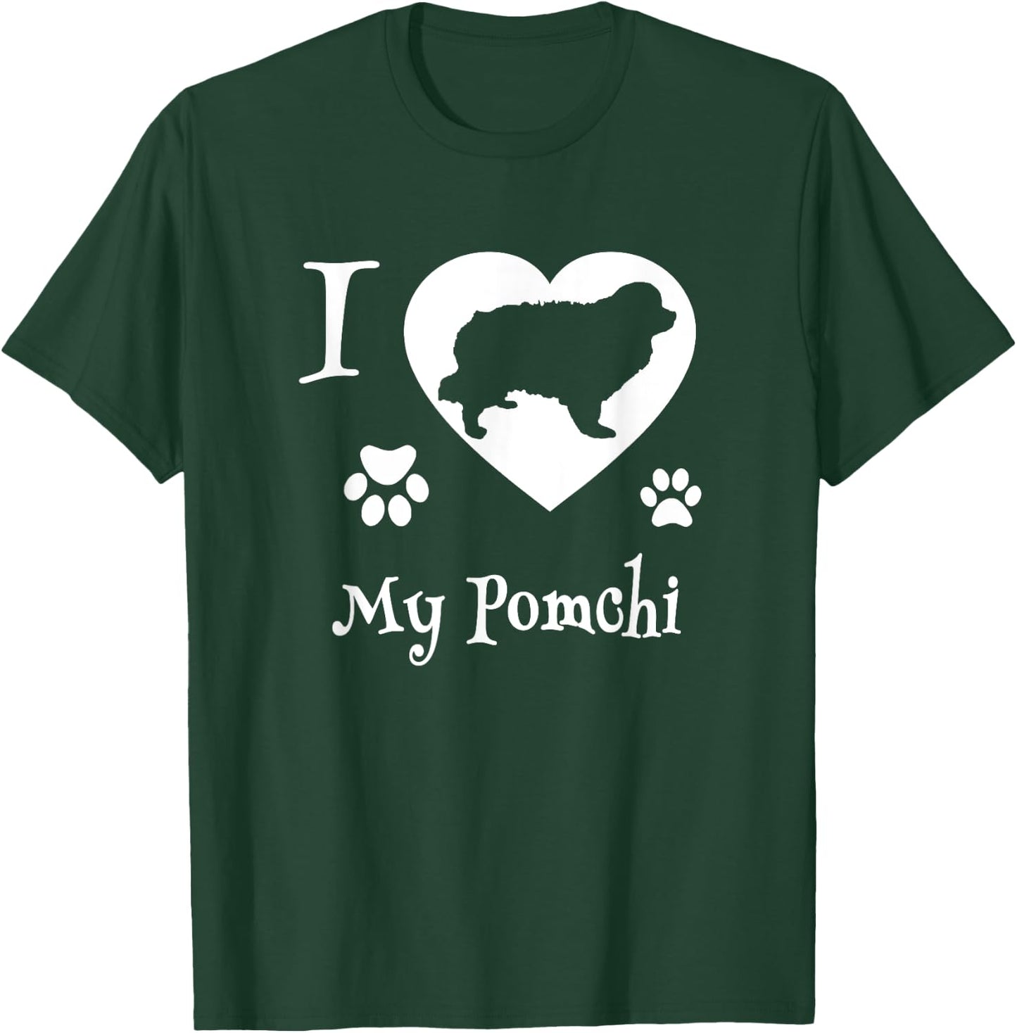 Pomchi Shirt Design for Pomchi Dog Lovers T-Shirt - T-Shirt | Forest