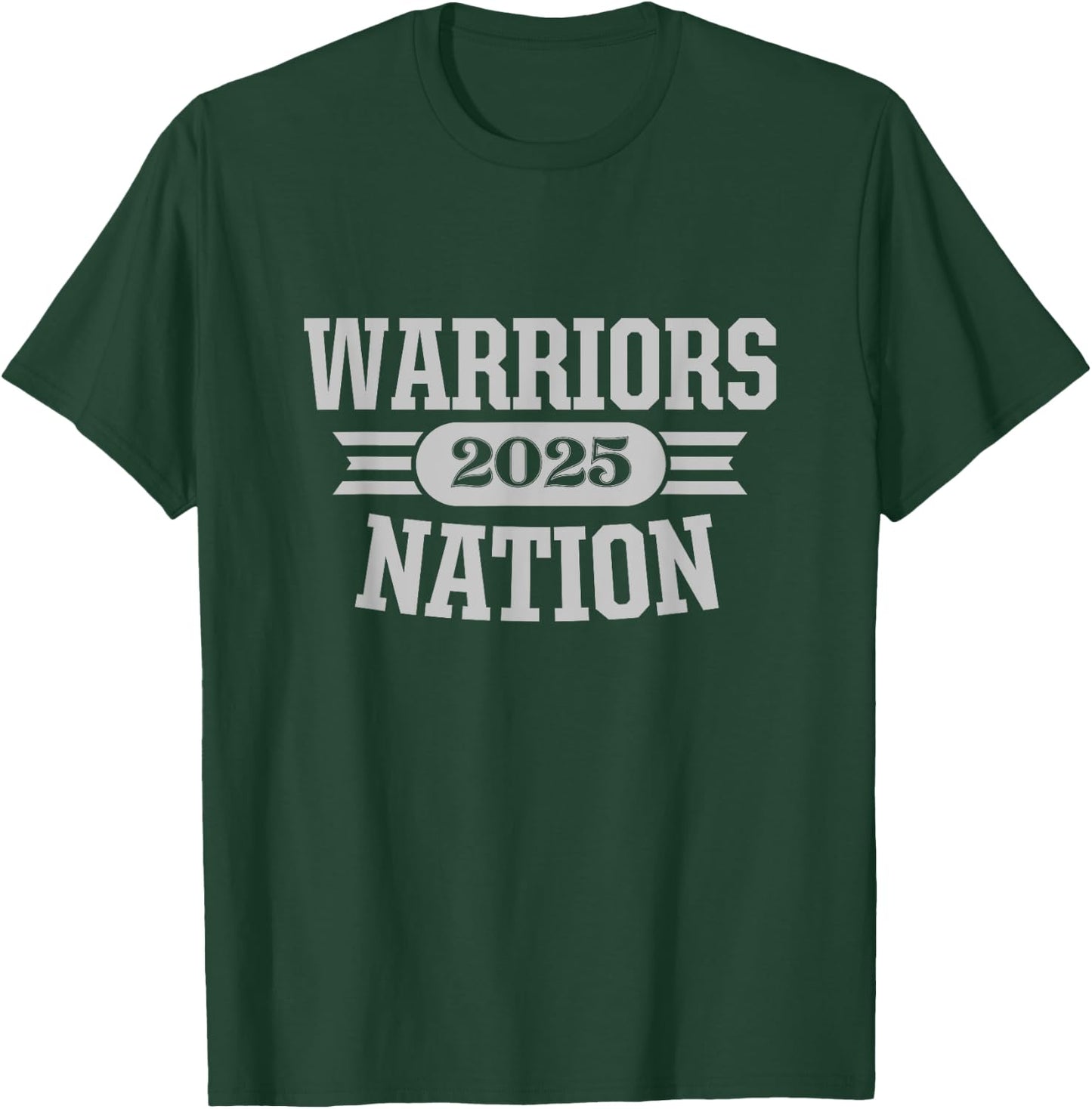 Brainerd Warriors Nation 2025 T-Shirt - T-Shirt | Forest