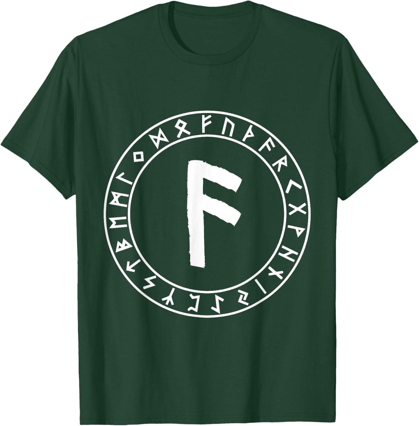 Ansuz Rune Viking Rune Norse Pagan Clothes Wicca Witchcraft T-Shirt - T-Shirt | Forest