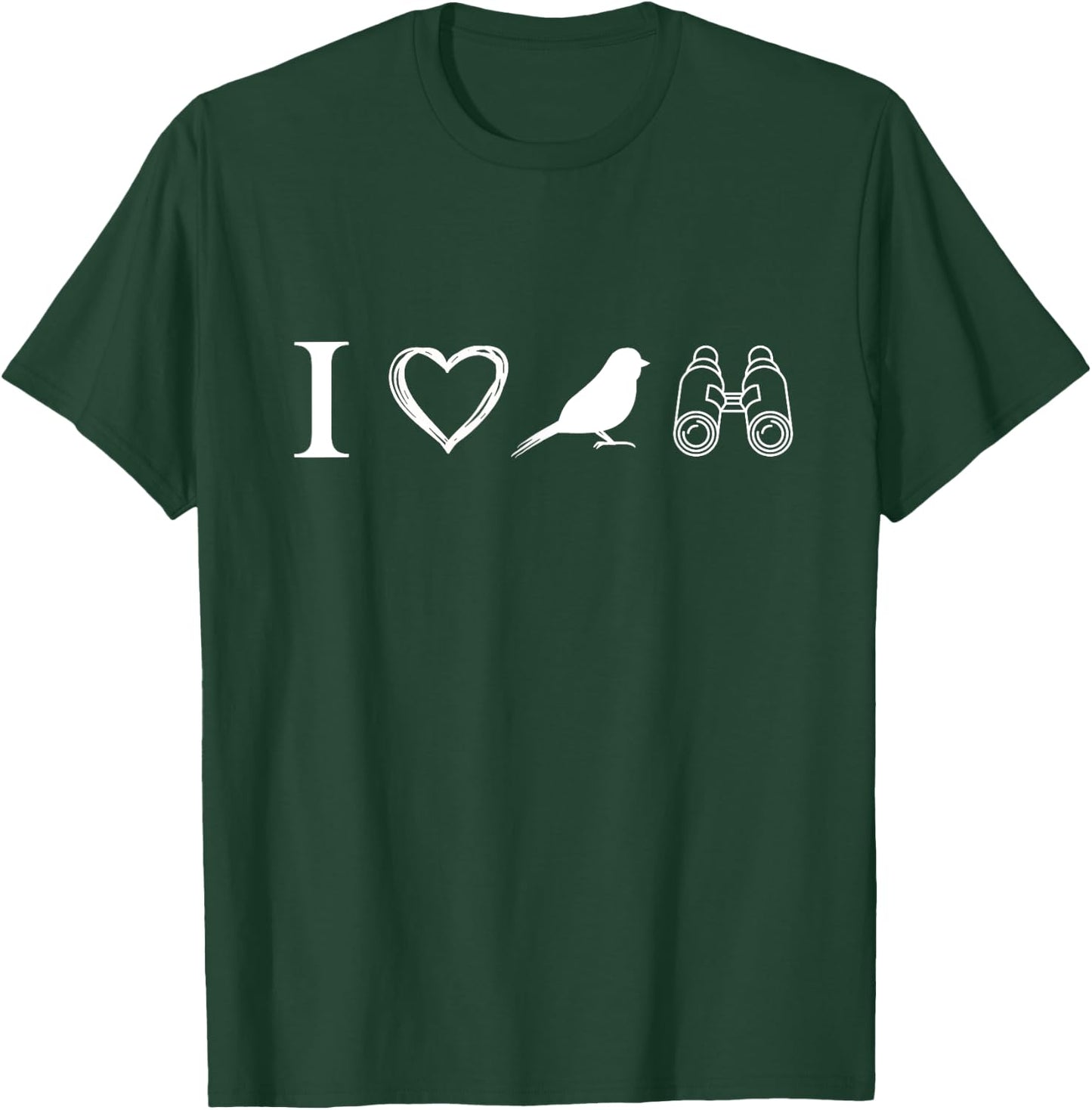 I Love Bird Watching Gift Birding Lover Watchers T-Shirt - T-Shirt | Forest
