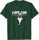 Cape Cod Massachusetts - Cape Cod Shark Shirt T-Shirt - T-Shirt | Forest