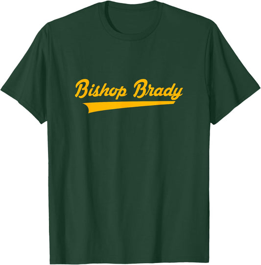 Bishop Brady High School Vintage Swoosh T-Shirt - T-Shirt | Forest
