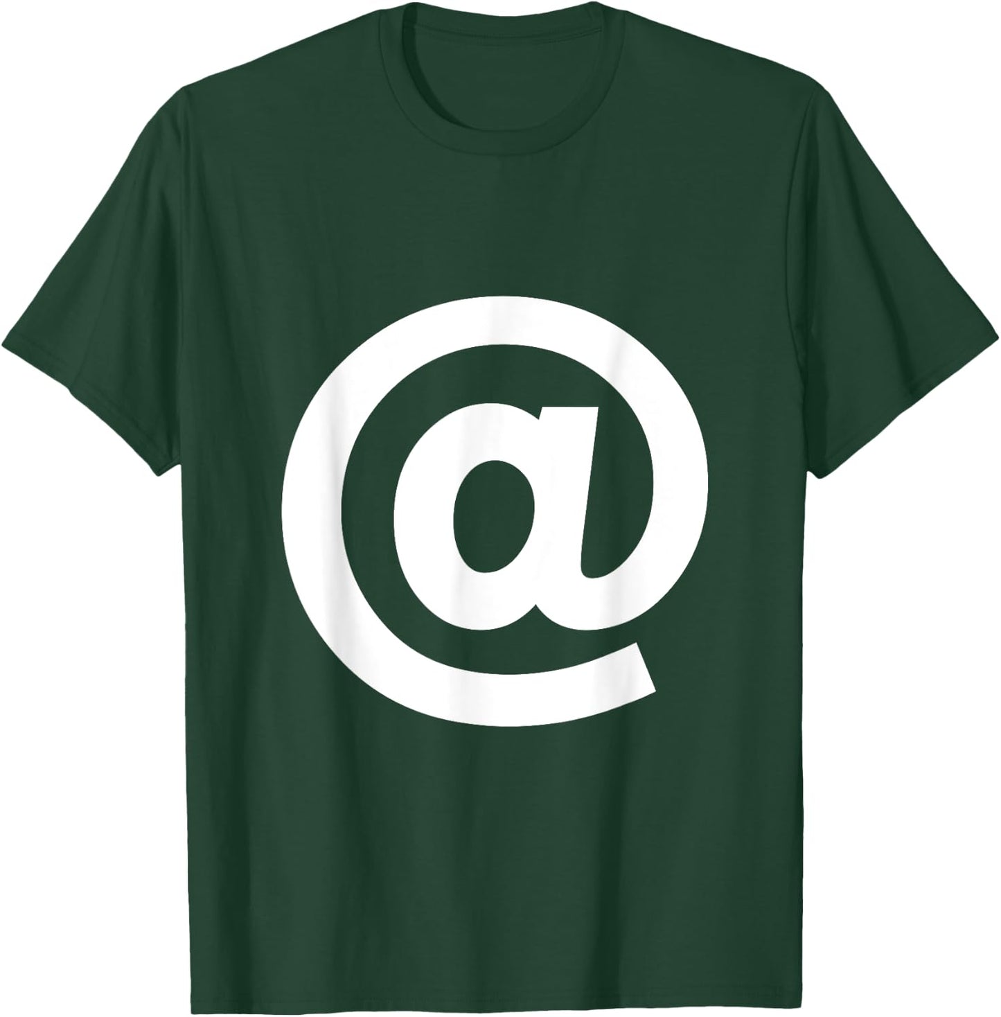 At sign, at symbol alphabet spell words Initial shirt T-Shirt - T-Shirt | Forest