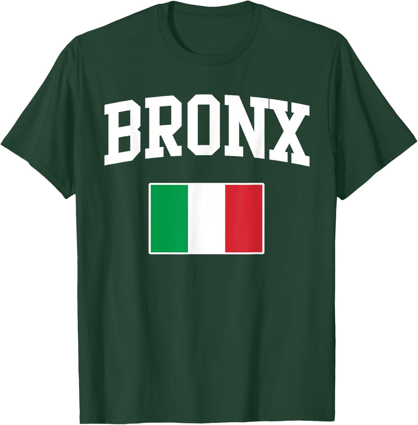 Bronx New York Italian Flag Italy Italia Italiano Home T-Shirt - T-Shirt | Forest