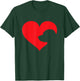 Labrador Love Heart Girls Who Love Labrador Dogs T-Shirt - T-Shirt | Forest