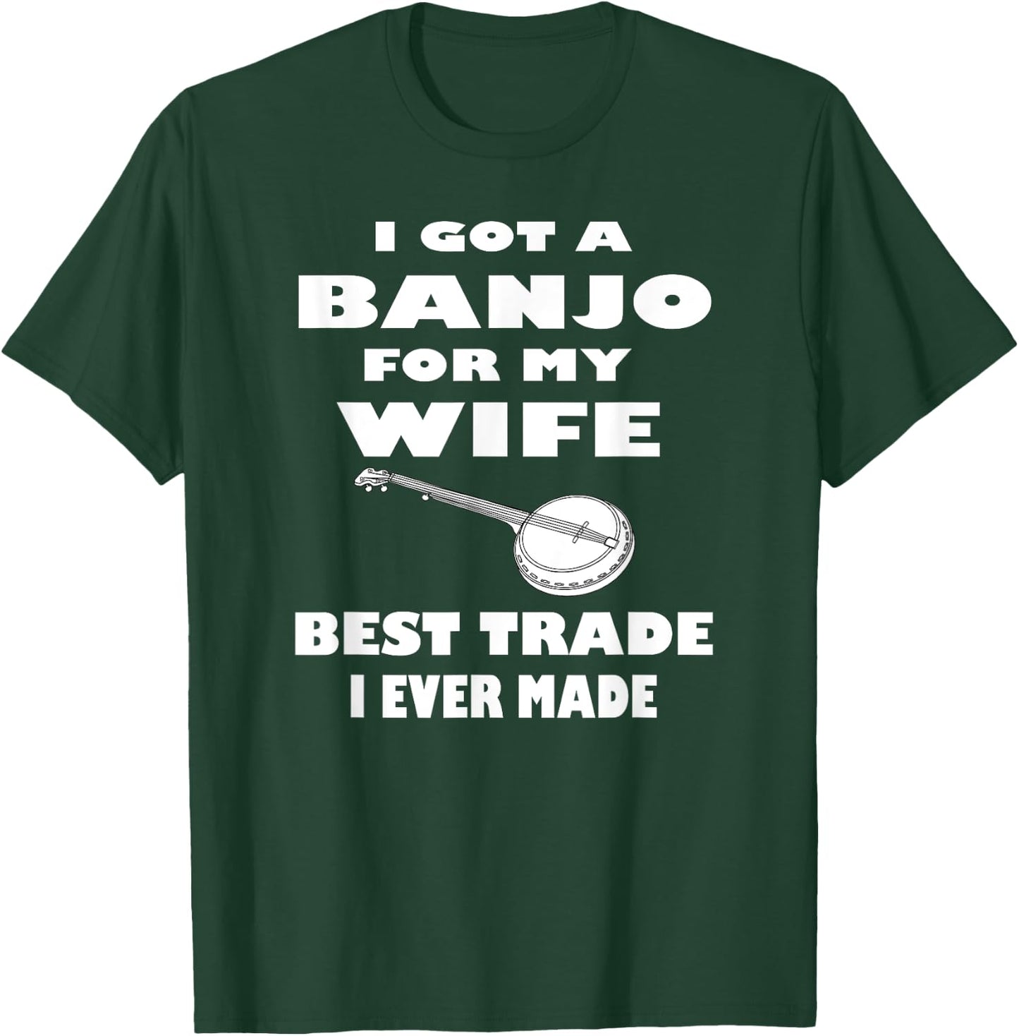 Banjo Player Bluegrass Folk Music Country Music Gift Shirt T-Shirt - T-Shirt | Forest