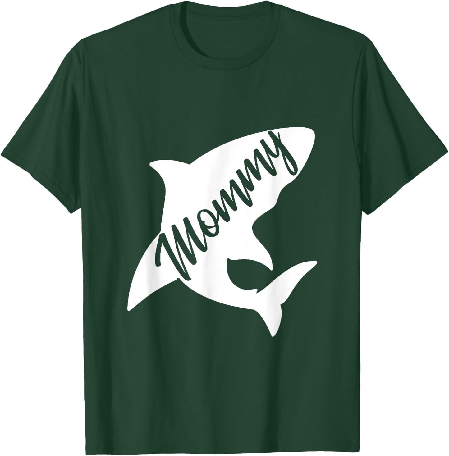 Mommy Shark Matching Family Shirts Shark T-Shirt - T-Shirt | Forest