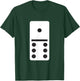 One Six Dominoes - Halloween Costume Domino Game T-Shirt - T-Shirt | Forest
