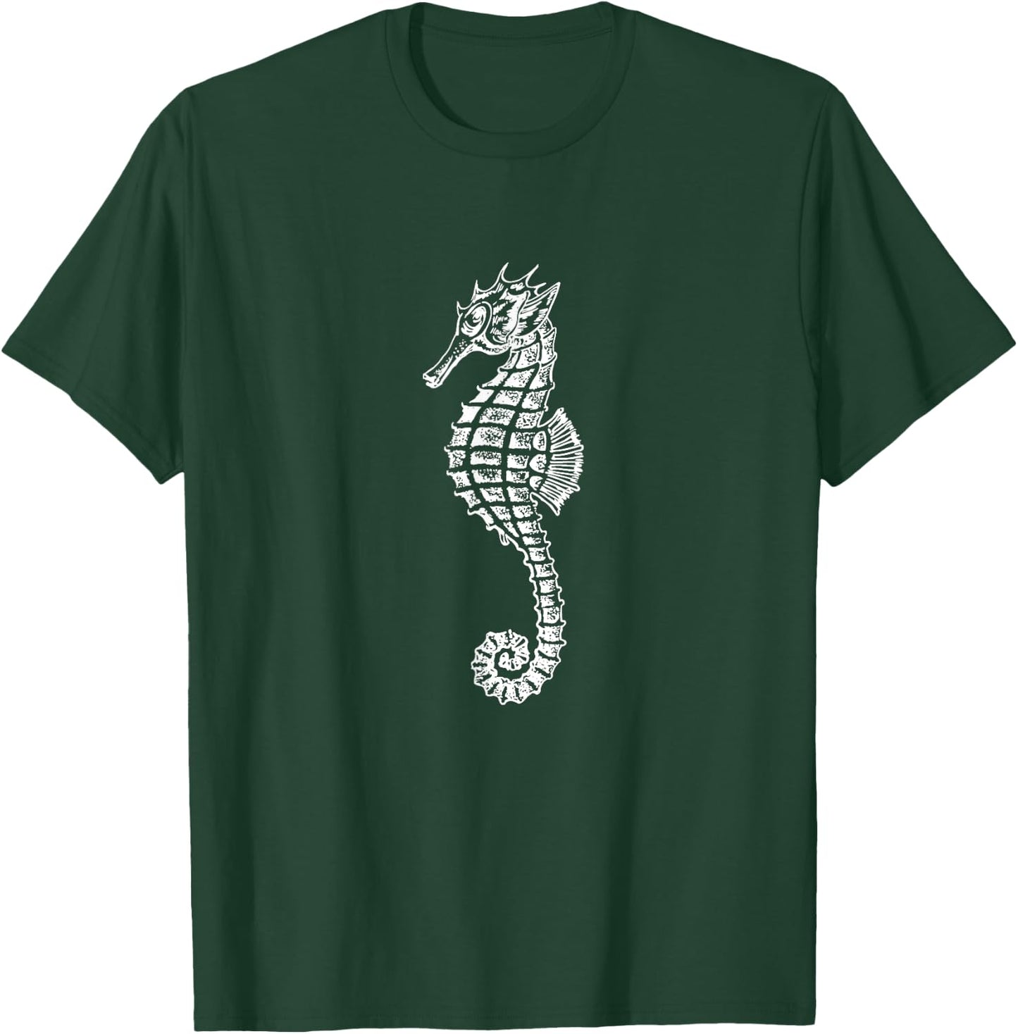 Seahorse Ocean Marine Animal Sea Horse Creature Hippocampus T-Shirt - T-Shirt | Forest