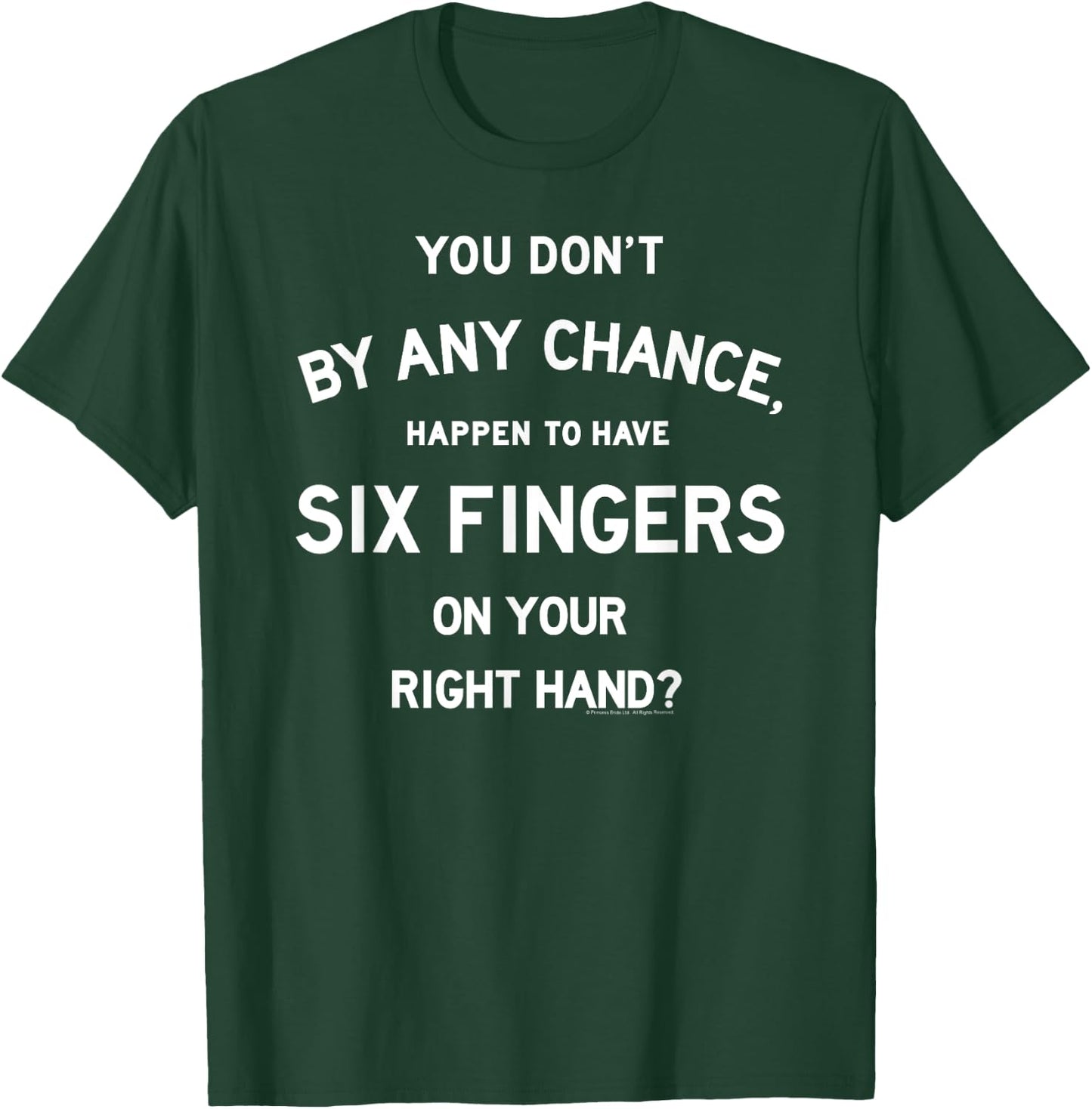 The Princess Bride Stacked Six Fingers T-Shirt - T-Shirt | Forest