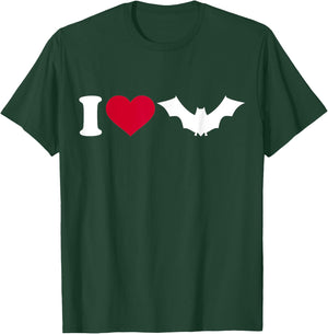 I love bats T-Shirt - T-Shirt | Forest