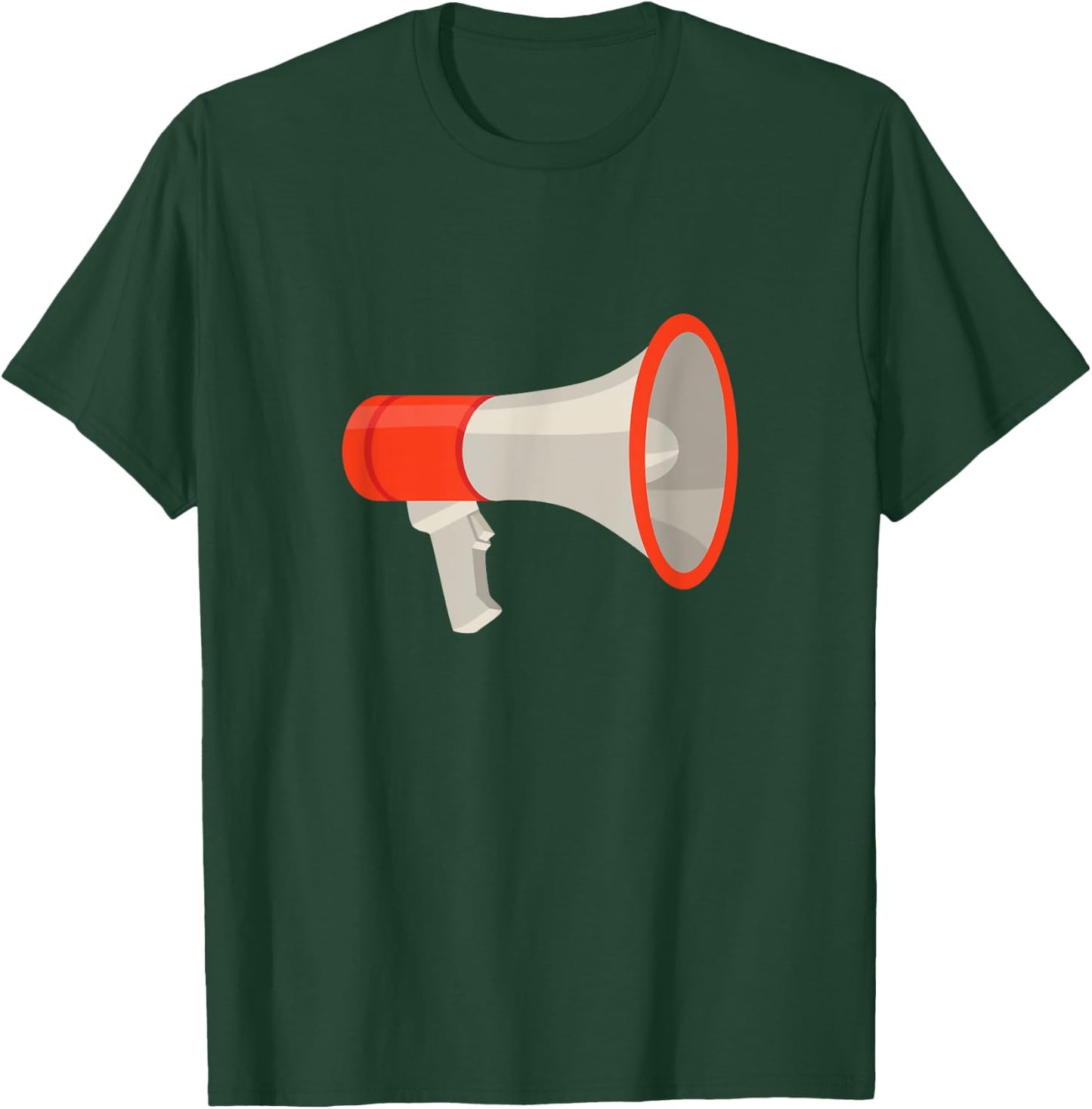Megaphone Bullhorn T-Shirt - T-Shirt | Forest