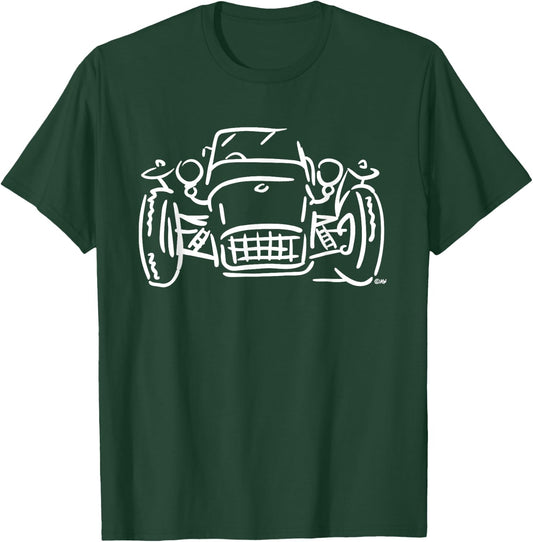 Super 7 Seven Caterham Racing Classic British Sportscar T-Shirt - T-Shirt | Forest