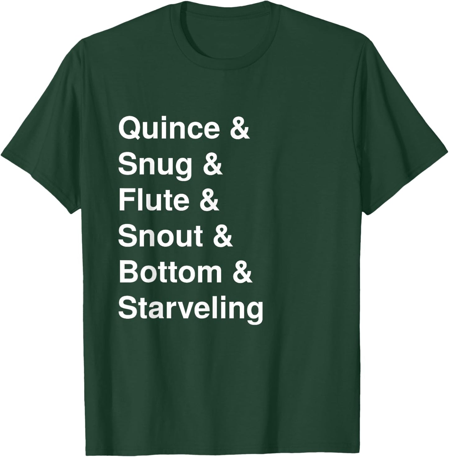 A Midsummer Night's Dream Rude Mechanicals Shakespeare Men Women Girls Kids T-Shirt - T-Shirt | Forest