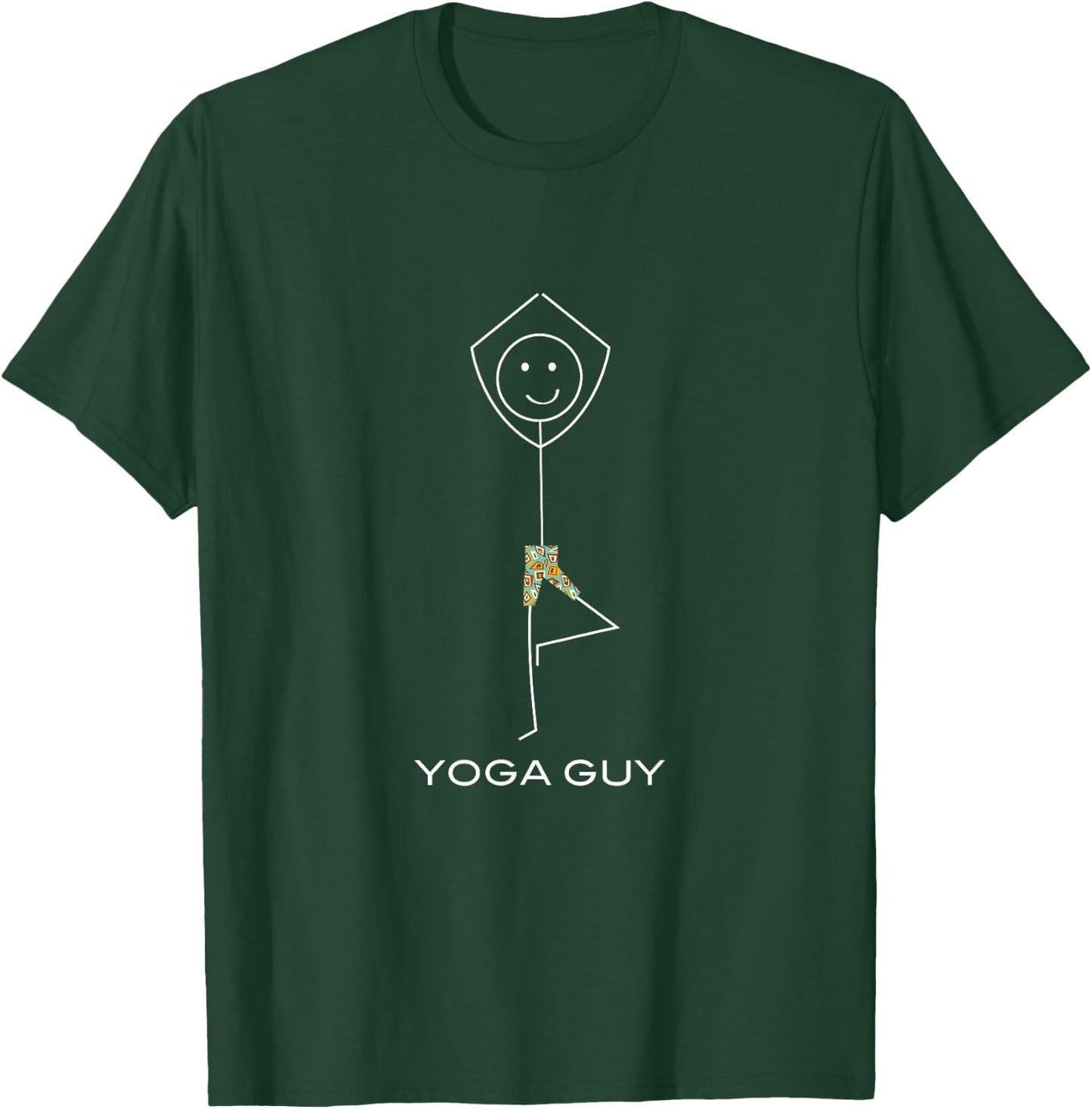 Funny Yoga, Boy Yoga Exercise T-Shirt - T-Shirt | Forest