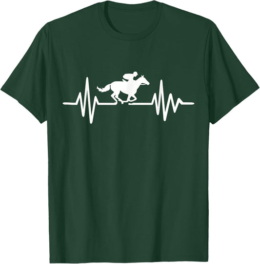 Horse race frequency T-Shirt - T-Shirt | Forest