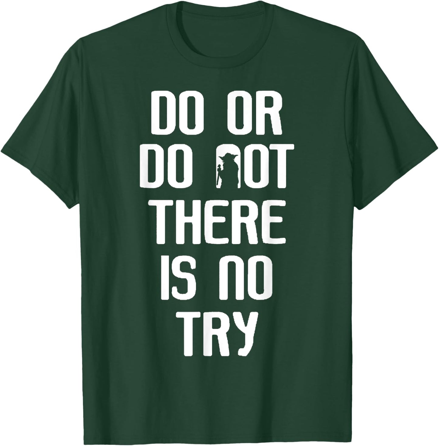 Star Wars Yoda Do Or Do Not Graphic T-Shirt - T-Shirt | Forest