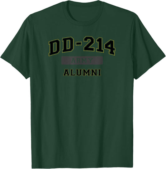DD-214 US Army Alumni T-Shirt - T-Shirt | Forest
