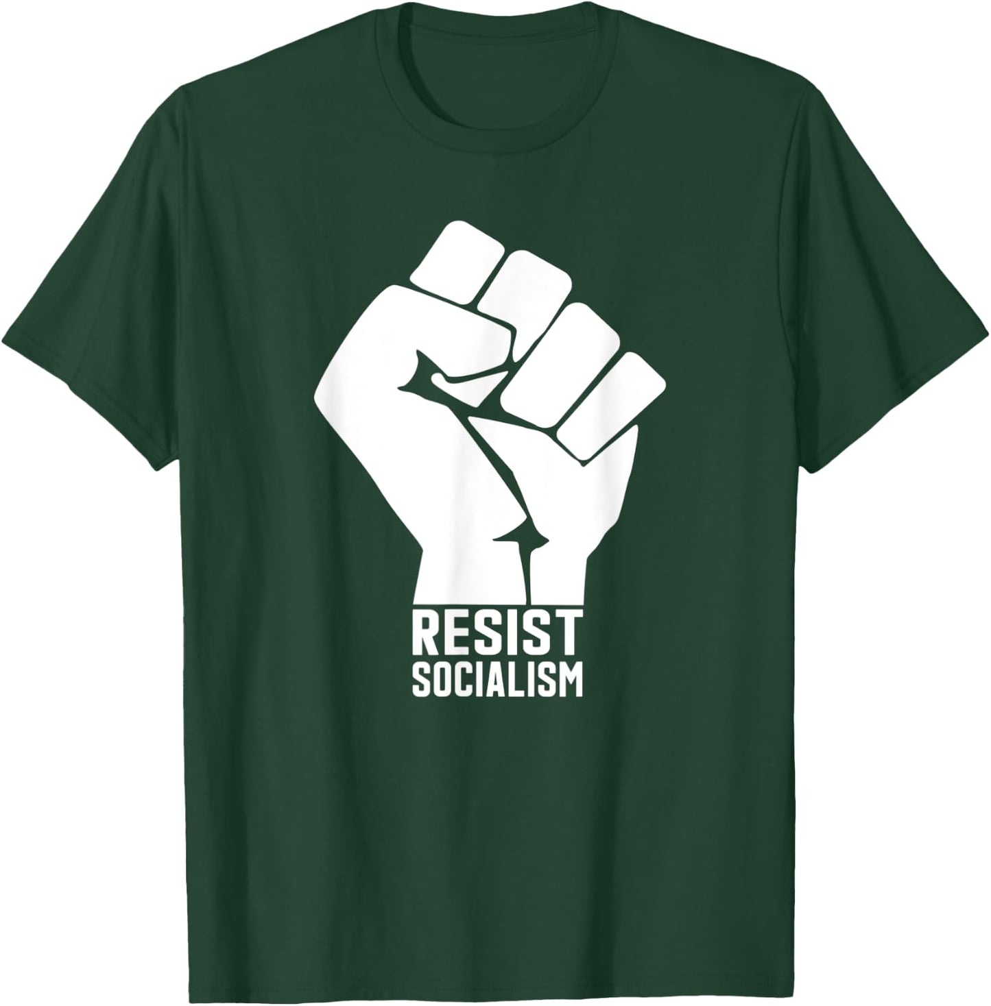 Anti Socialism Pro Democracy Shirt Resist Socialism Novelty T-Shirt - T-Shirt | Forest