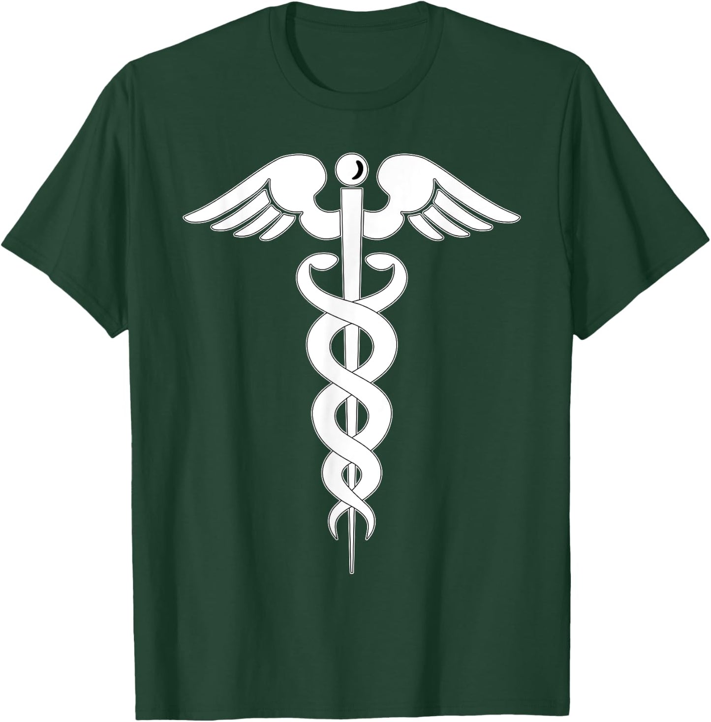 Caduceus Medical Symbol - Great Doctor / Nurse Medicine Gift T-Shirt - T-Shirt | Forest