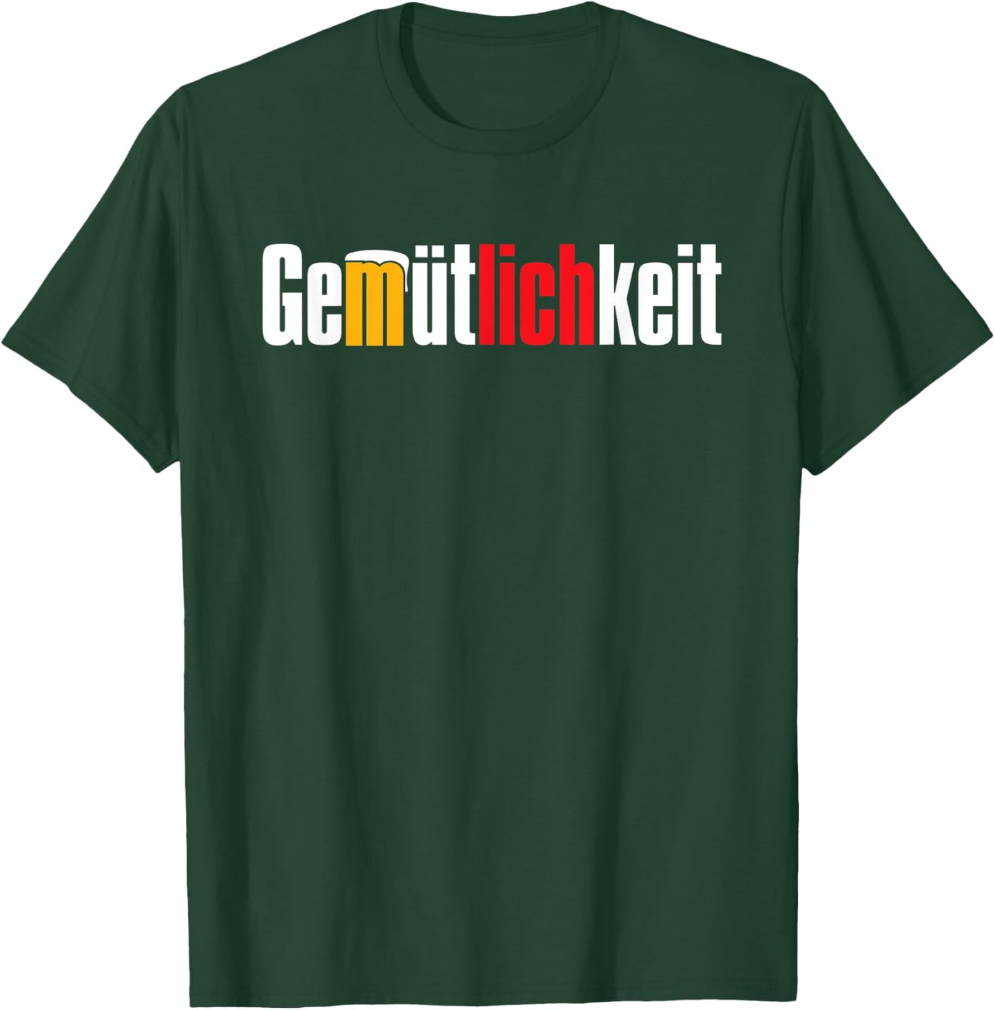 Gemütlichkeit Beer Friendly T-Shirt - T-Shirt | Forest