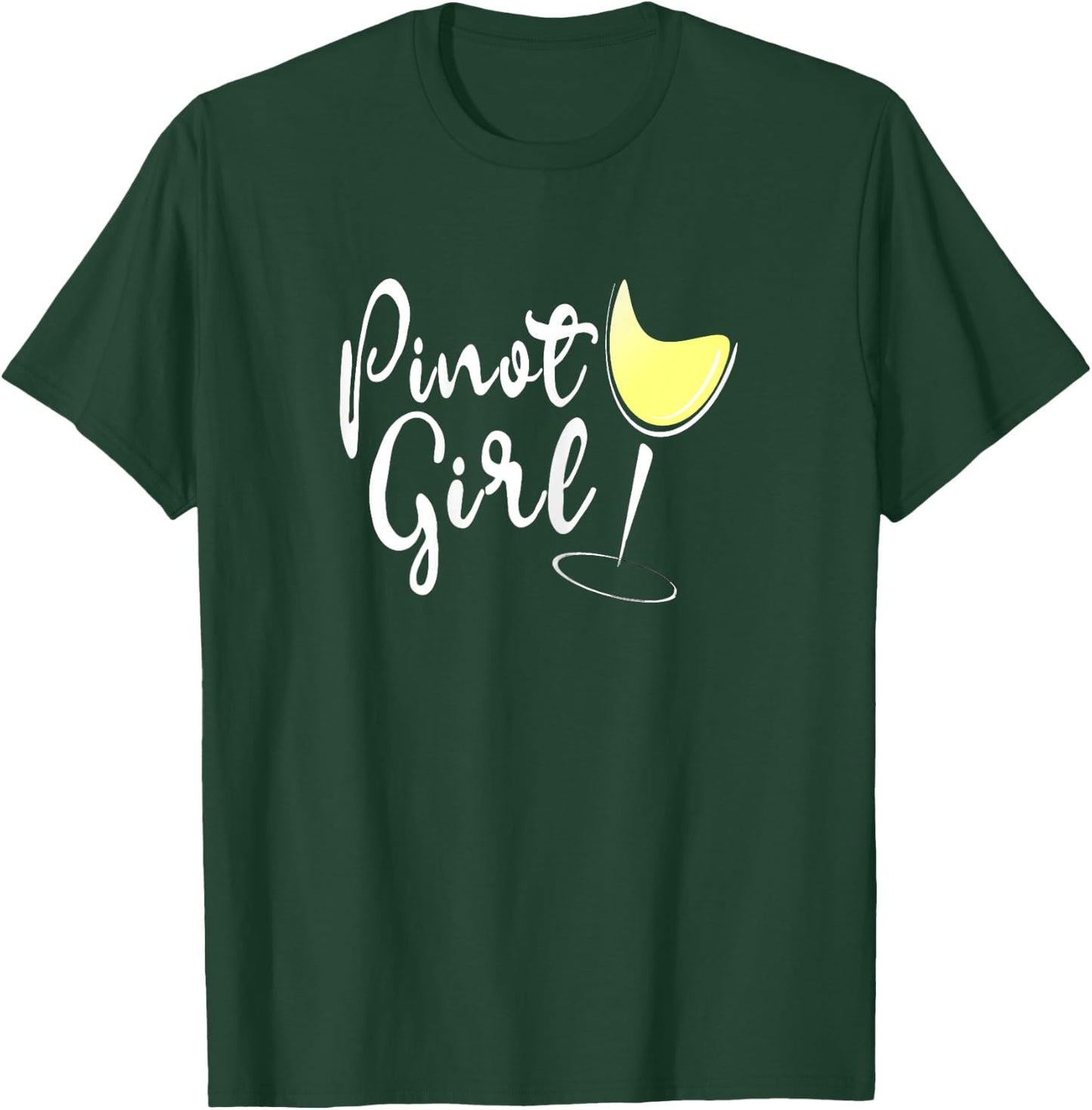 Pinot Girl Shirt Pinot Grigio Shirt White Wine Drinker Gift T-Shirt - T-Shirt | Forest