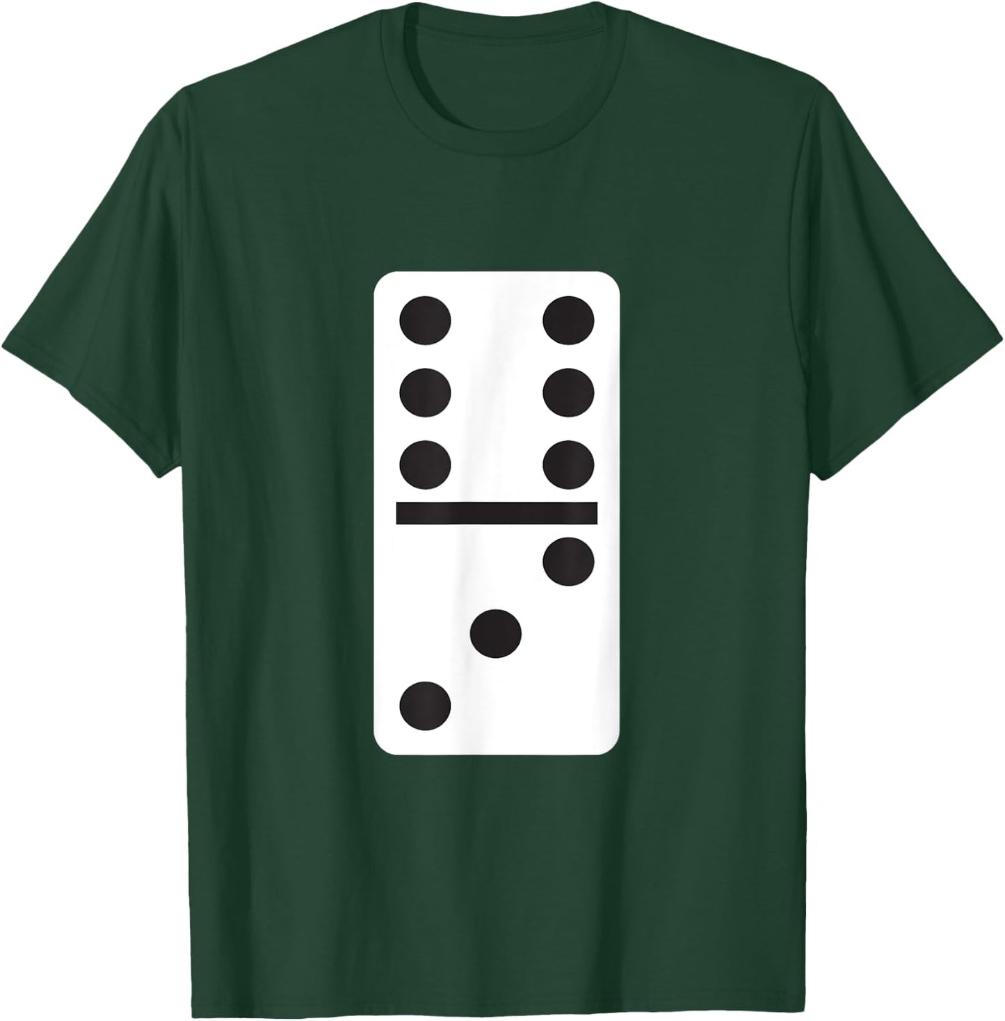 Six Three Dominoes Halloween Costume Domino Game T-Shirt - T-Shirt | Forest