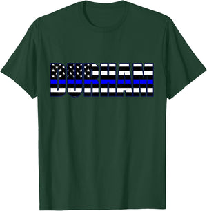 Protect and Serve in Durham Police Flag PD T-Shirt - T-Shirt | Forest