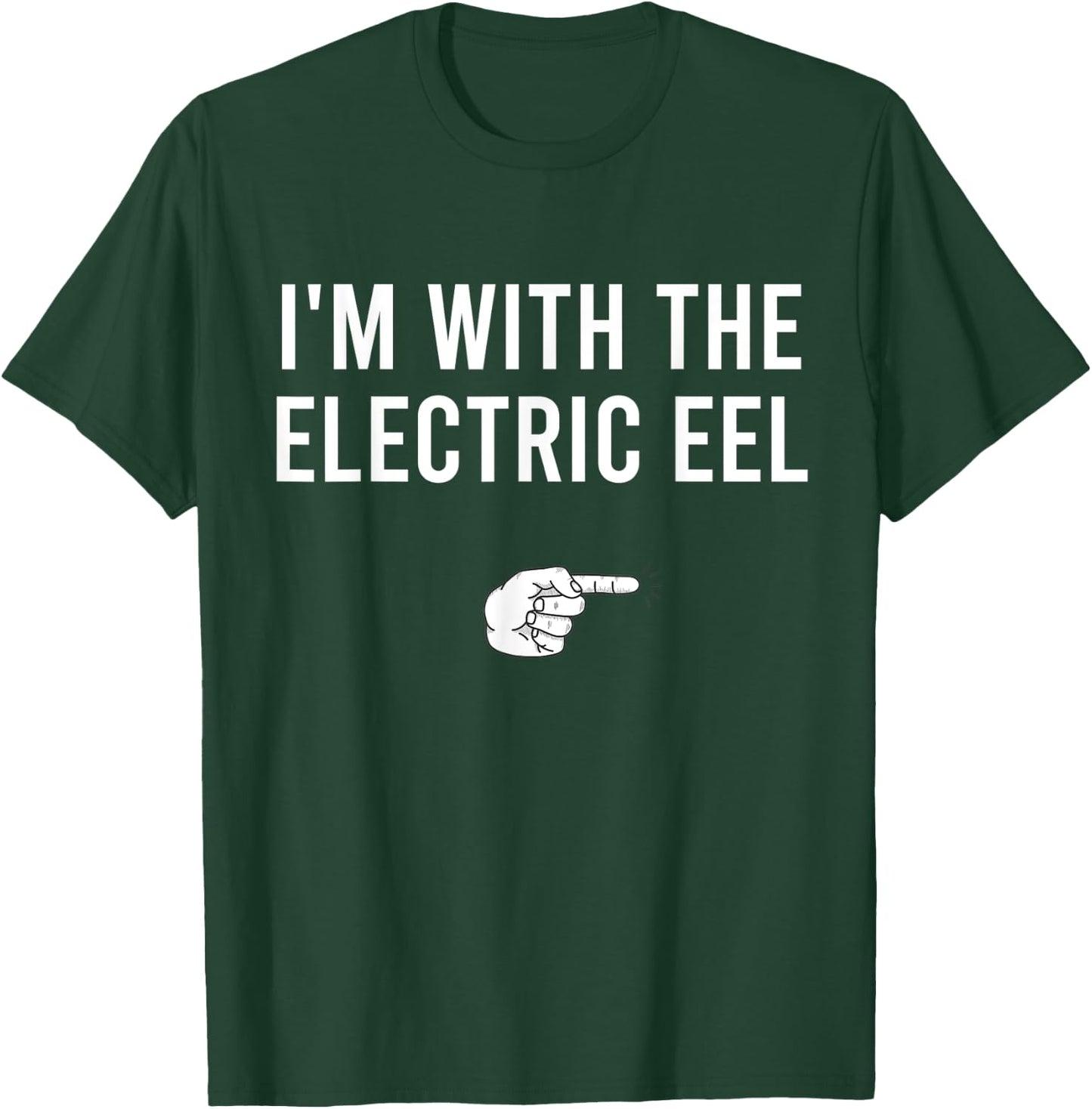 I'm With The Electric Eel Halloween Costume Matching Couple T-Shirt - T-Shirt | Forest