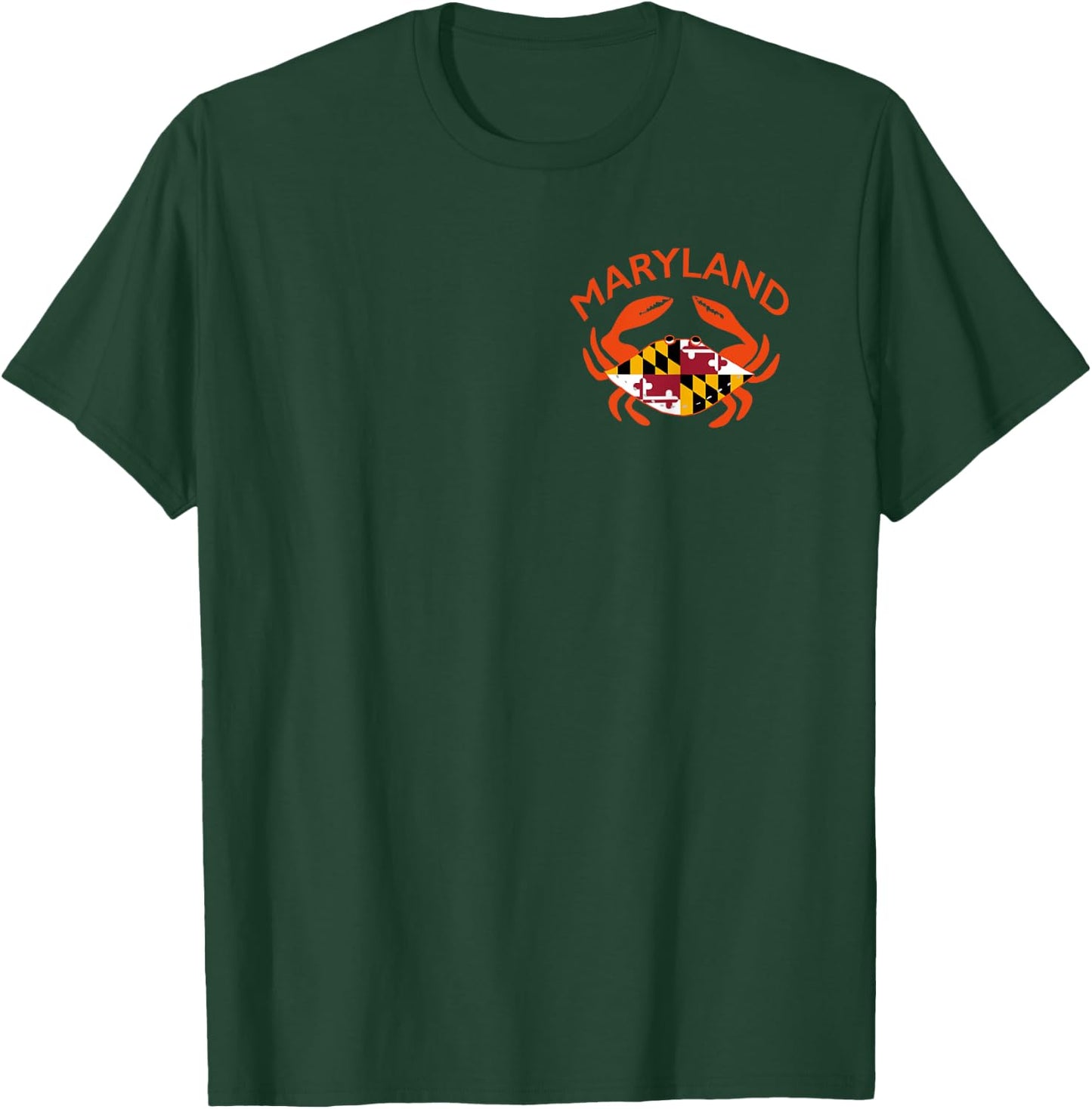 Maryland Crab - State Pride Seafood T-Shirt - T-Shirt | Forest