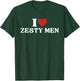 I Love Zesty Men I Heart Zesty Men T-Shirt - T-Shirt | Forest