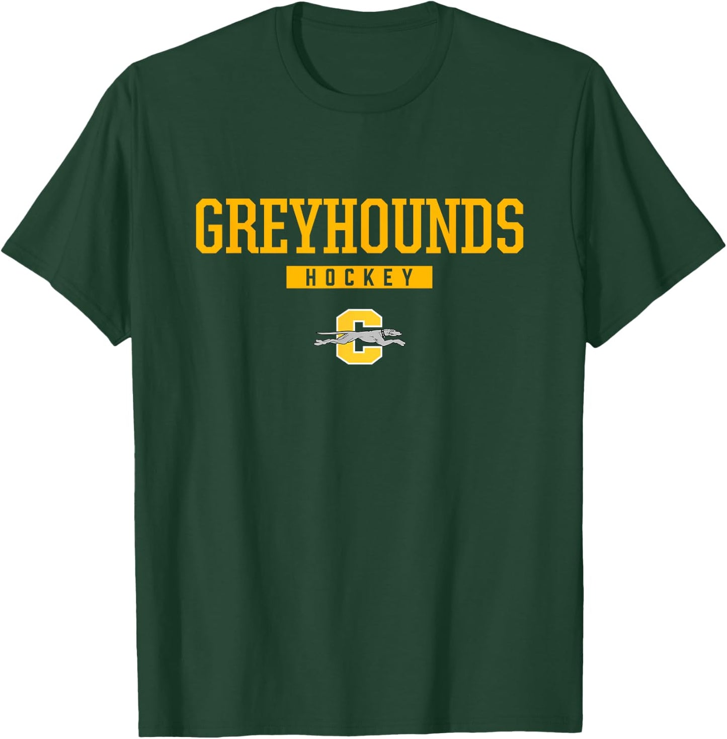 Carmel Greyhounds Logo Hockey HS T-Shirt - T-Shirt | Forest