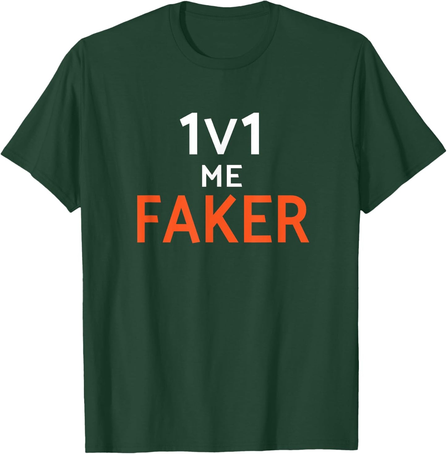 1v1 Me Faker League T-Shirt - T-Shirt | Forest