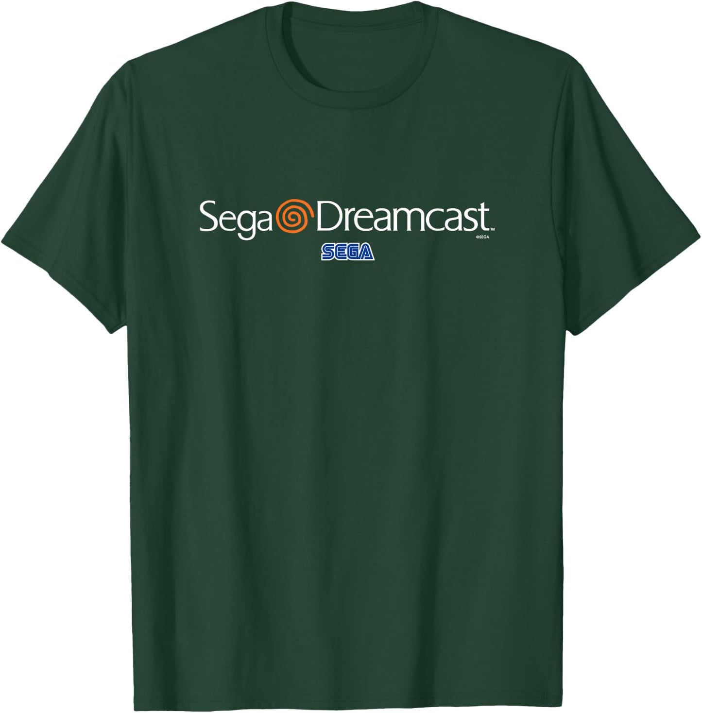 SEGA Dreamcast white logo video game T-Shirt - T-Shirt | Forest