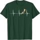 Cockatiel Heartbeat EKG Pulseline Avian Parrot Birds T-Shirt - T-Shirt | Forest