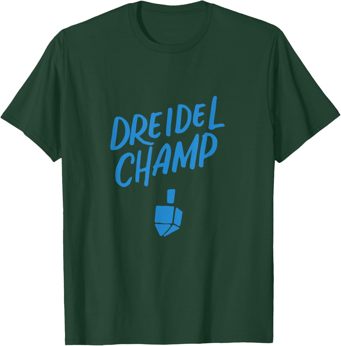 Dreidel Champ, Dreidel Champion Funny Hanukkah Chanukah Kids T-Shirt - T-Shirt | Forest