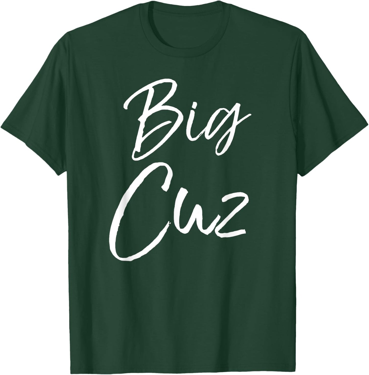 Big Cuz Shirt Fun Cute Bigger Cousin Shirt for Kids Youth T-Shirt - T-Shirt | Forest