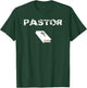Church Pastor T Shirt Gift Church Leader Clergy Pastoral T-Shirt - T-Shirt | Forest