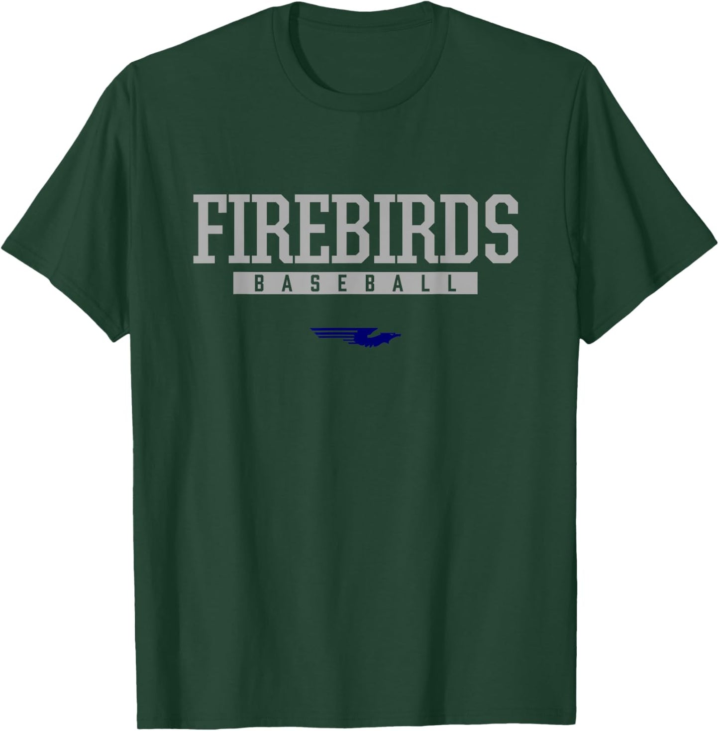 Kettering Fairmont Firebirds Logo Baseball HS T-Shirt - T-Shirt | Forest