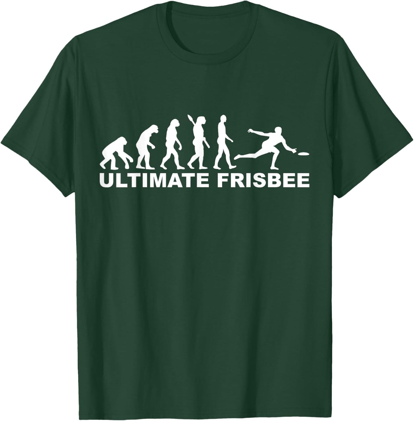 Evolution Ultimate Frisbee T-Shirt - T-Shirt | Forest