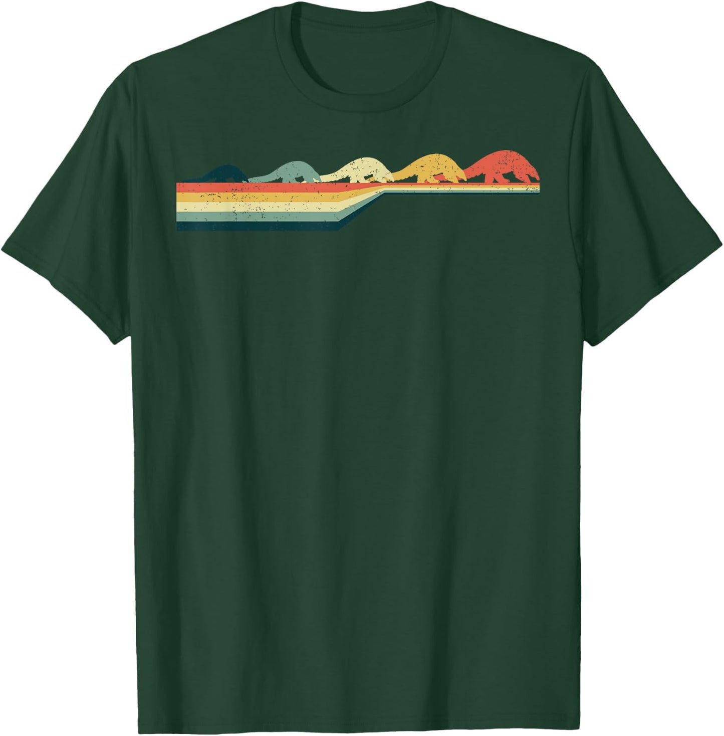 PANGOLIN , Vintage Retro Style T-Shirt - T-Shirt | Forest