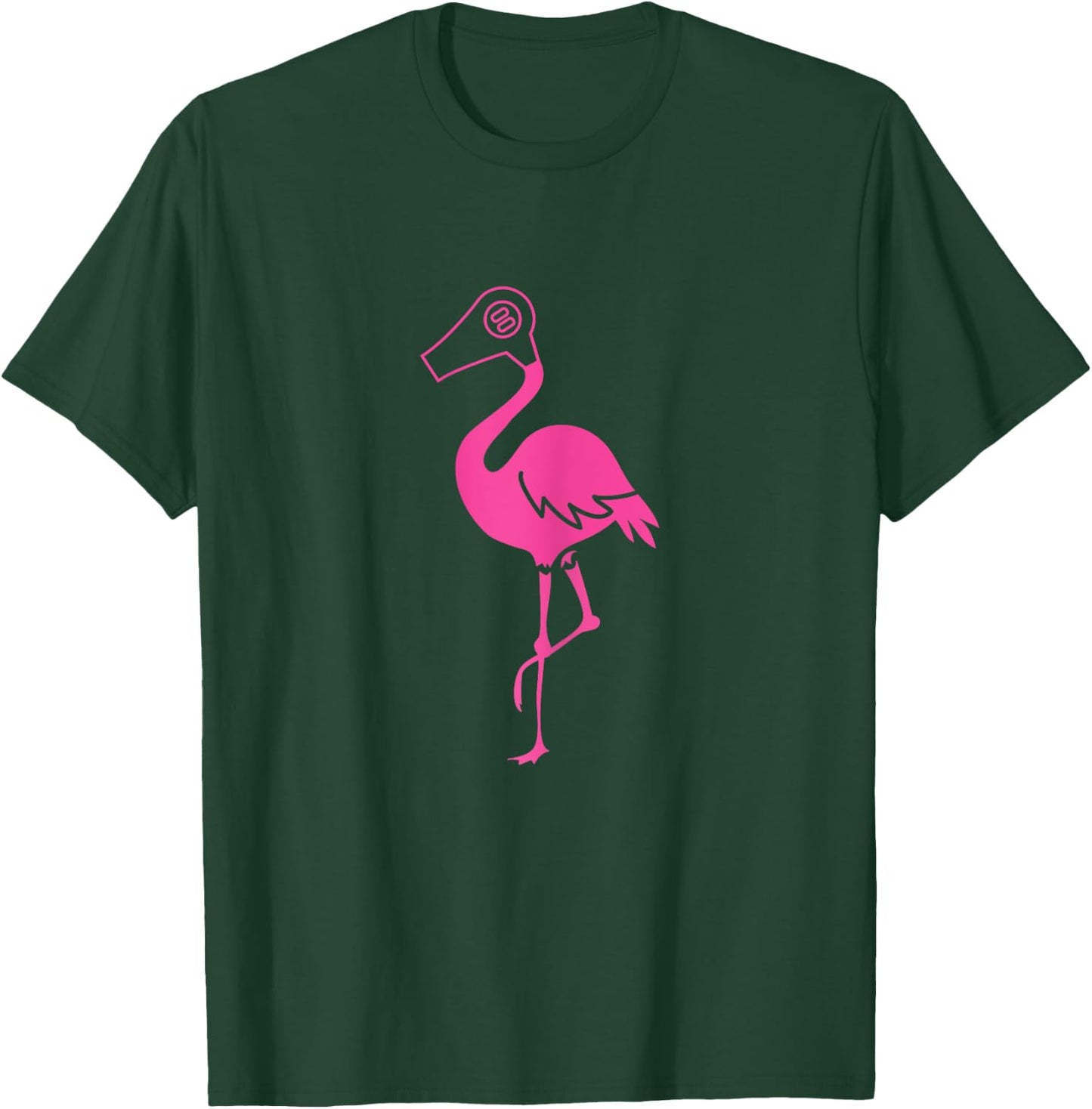 Hairdresser Flamingo Funny Gift Hairstylist T-Shirt - T-Shirt | Forest